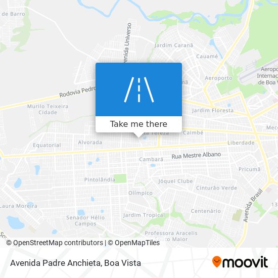 Avenida Padre Anchieta map
