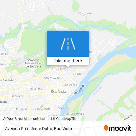 Mapa Avenida Presidente Dutra