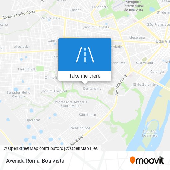 Mapa Avenida Roma