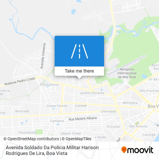 Mapa Avenida Soldado Da Polícia Militar Harison Rodrigues De Lira