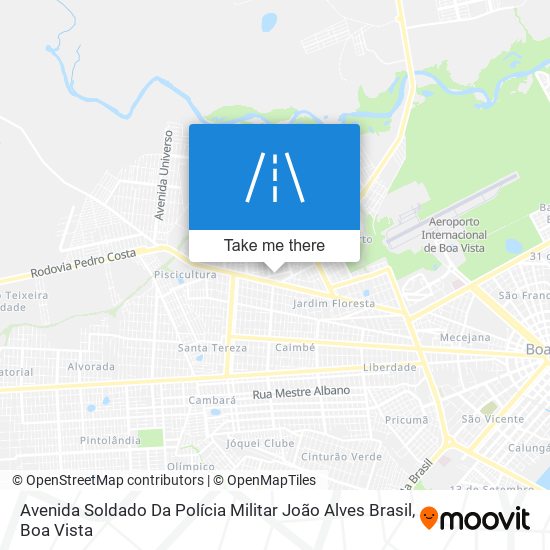 Avenida Soldado Da Polícia Militar João Alves Brasil map