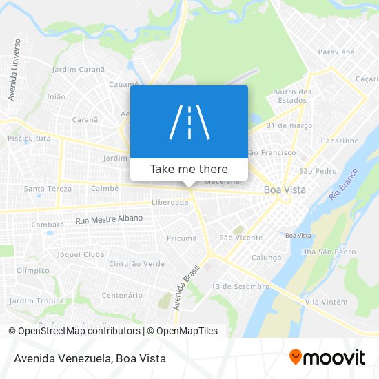 Mapa Avenida Venezuela