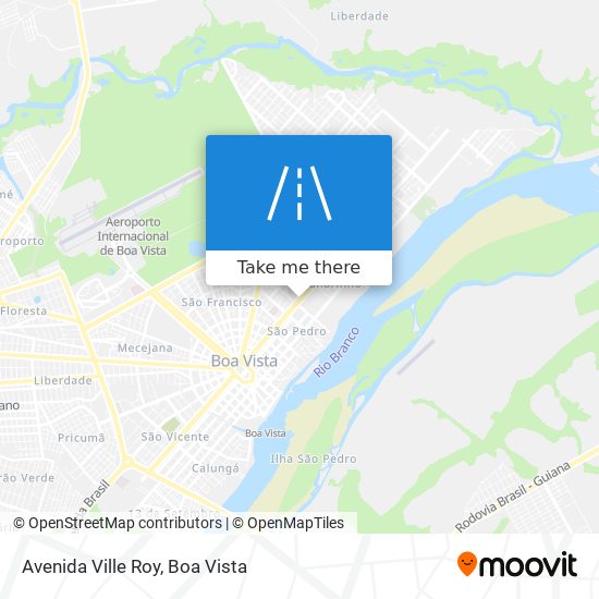 Mapa Avenida Ville Roy