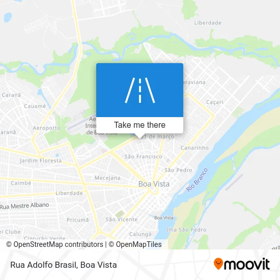 Rua Adolfo Brasil map
