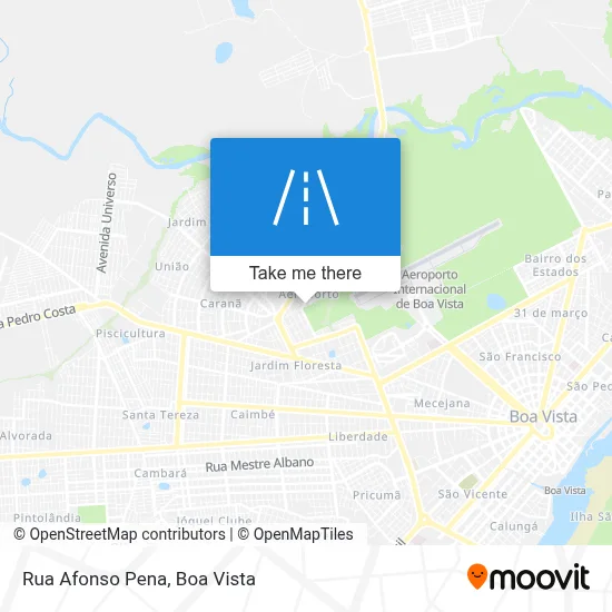 Rua Afonso Pena map
