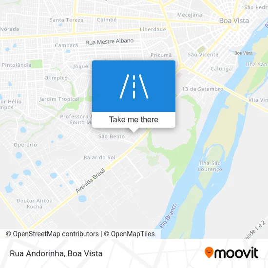 Rua Andorinha map