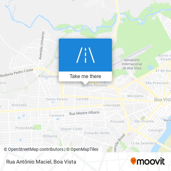 Rua Antônio Maciel map