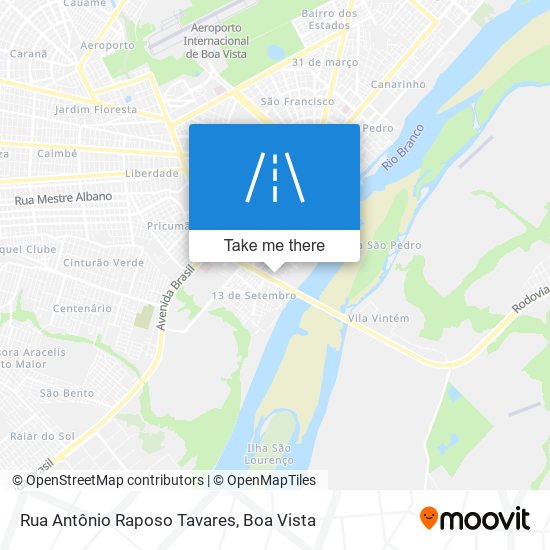 Rua Antônio Raposo Tavares map