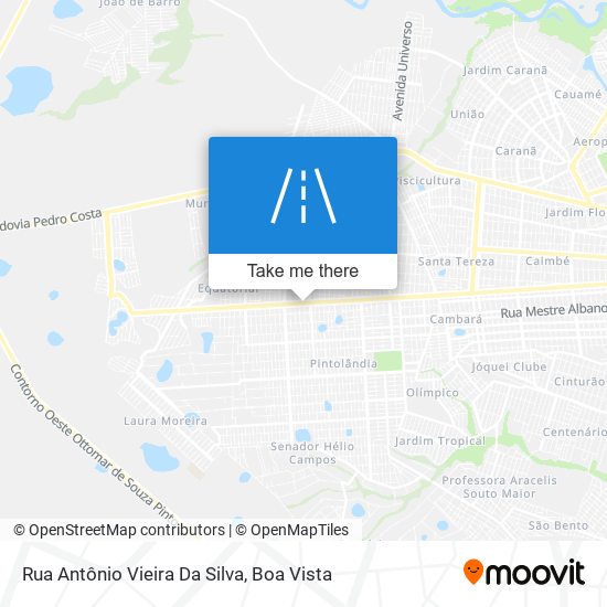 Mapa Rua Antônio Vieira Da Silva