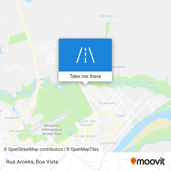 Rua Aroeira map