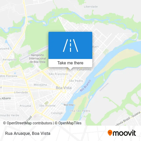 Rua Aruaque map