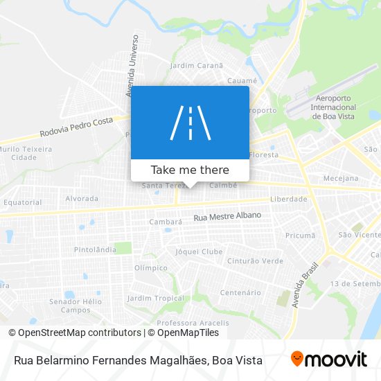 Rua Belarmino Fernandes Magalhães map