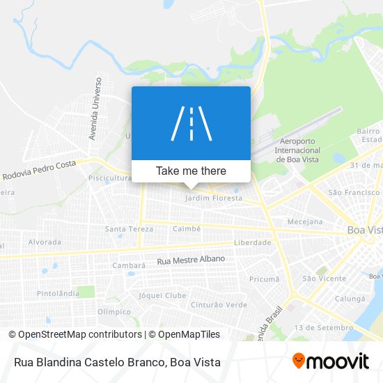 Rua Blandina Castelo Branco map