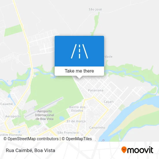 Rua Caimbé map