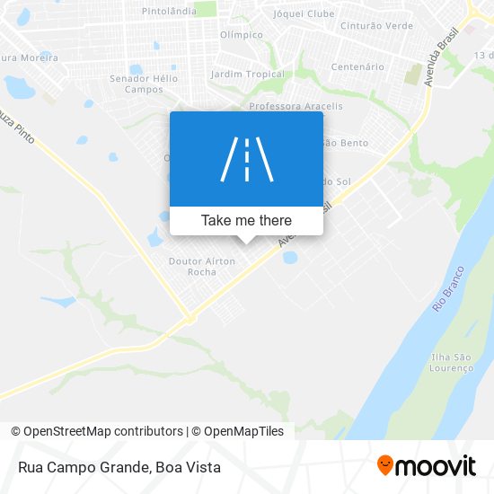 Rua Campo Grande map