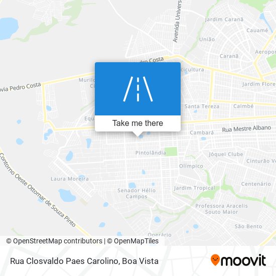 Rua Closvaldo Paes Carolino map