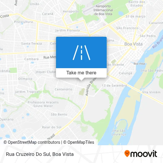 Rua Cruzeiro Do Sul map