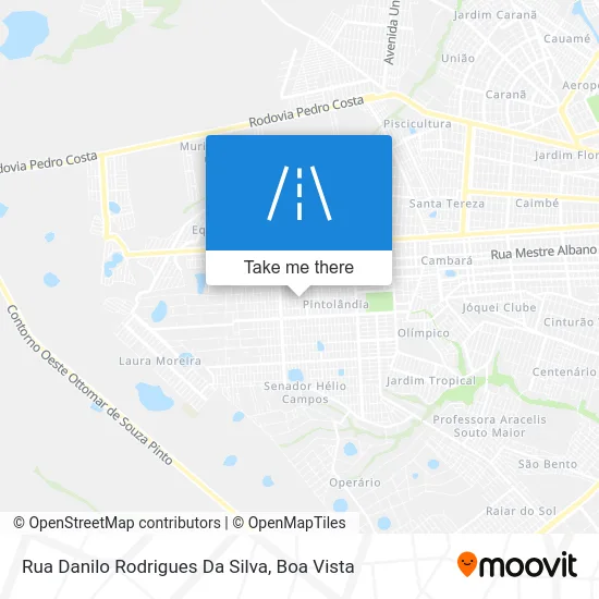 Rua Danilo Rodrigues Da Silva map