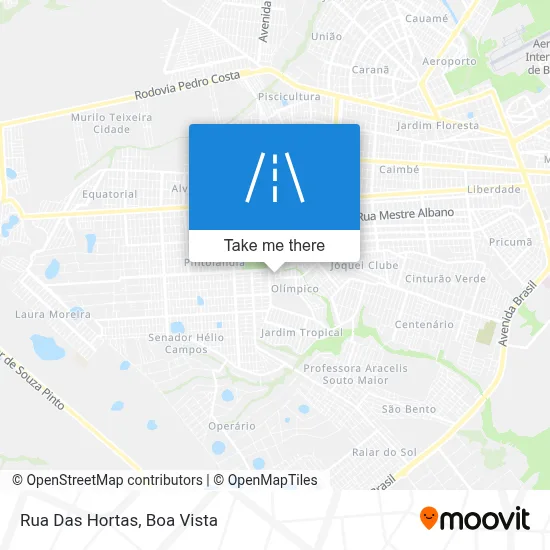Rua Das Hortas map