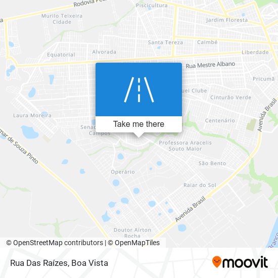 Mapa Rua Das Raízes