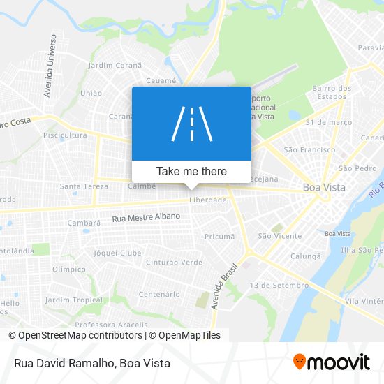 Mapa Rua David Ramalho