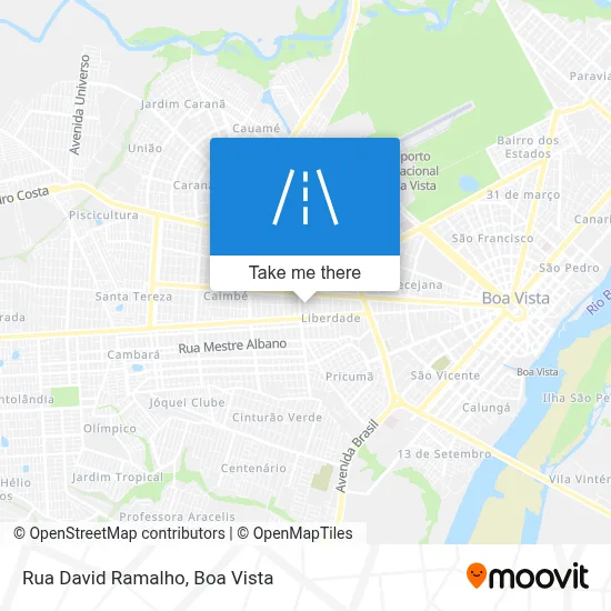 Rua David Ramalho map