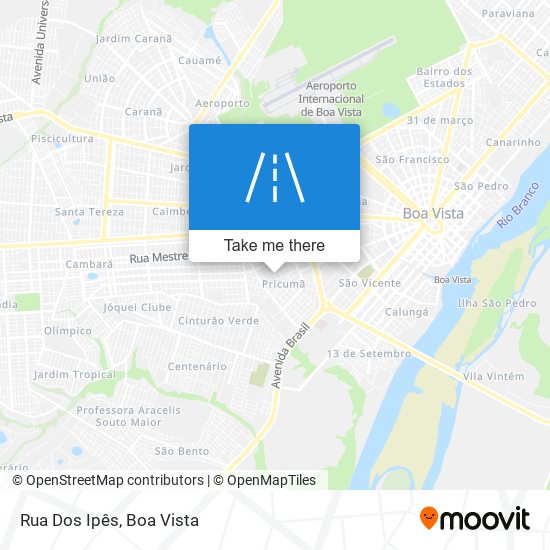 Rua Dos Ipês map