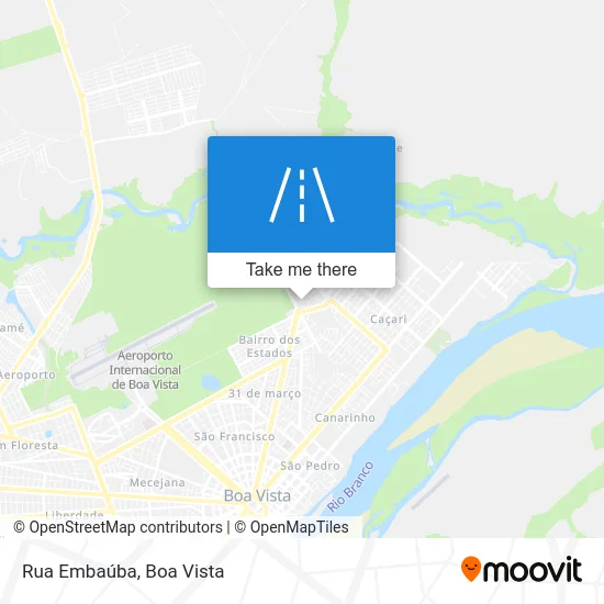 Rua Embaúba map