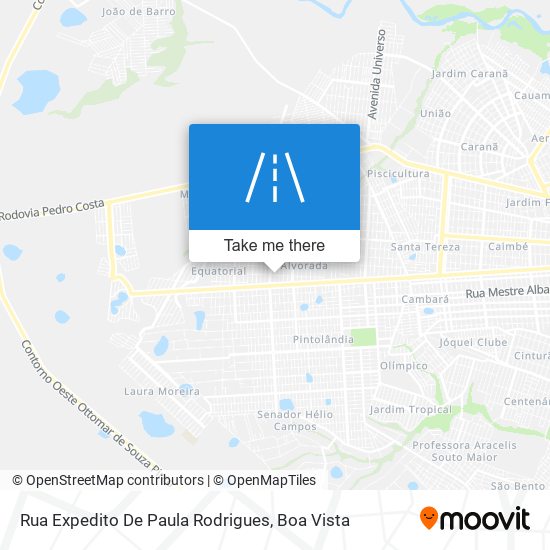 Rua Expedito De Paula Rodrigues map