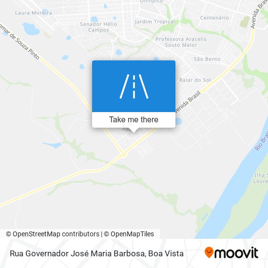 Mapa Rua Governador José Maria Barbosa