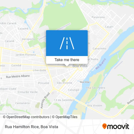 Rua Hamilton Rice map