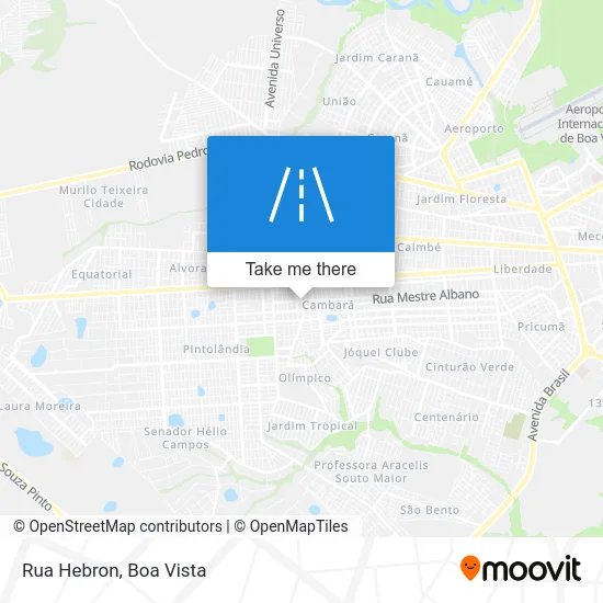 Rua Hebron map