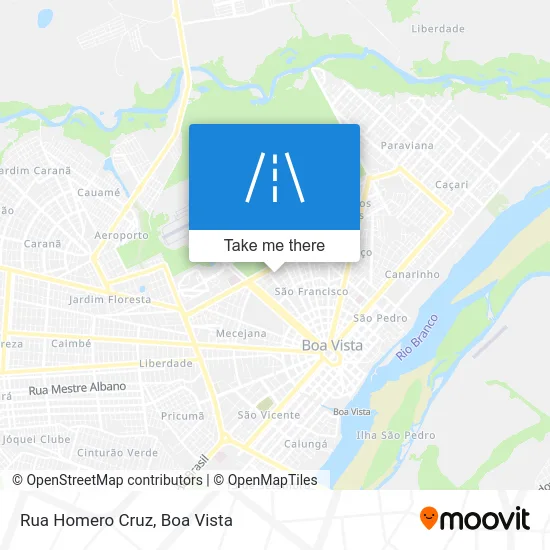 Rua Homero Cruz map