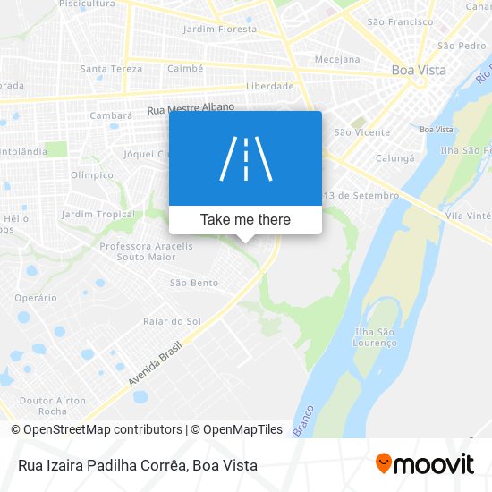 Rua Izaira Padilha Corrêa map