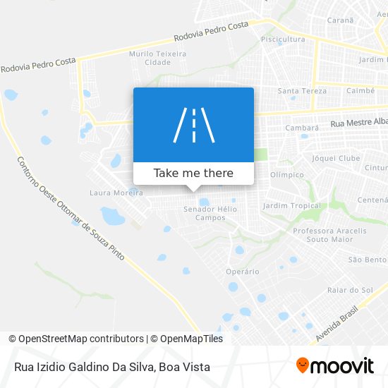 Rua Izidio Galdino Da Silva map