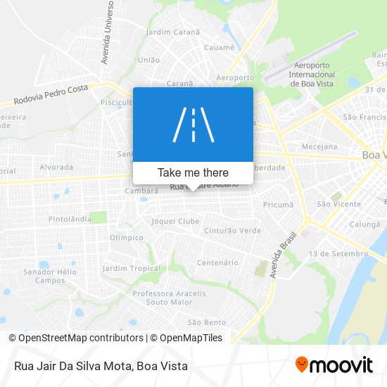 Mapa Rua Jair Da Silva Mota