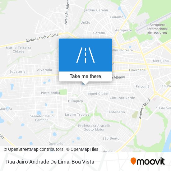 Mapa Rua Jairo Andrade De Lima