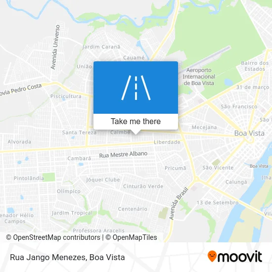 Rua Jango Menezes map