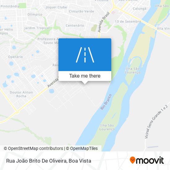 Mapa Rua João Brito De Oliveira