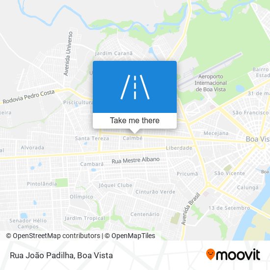 Rua João Padilha map