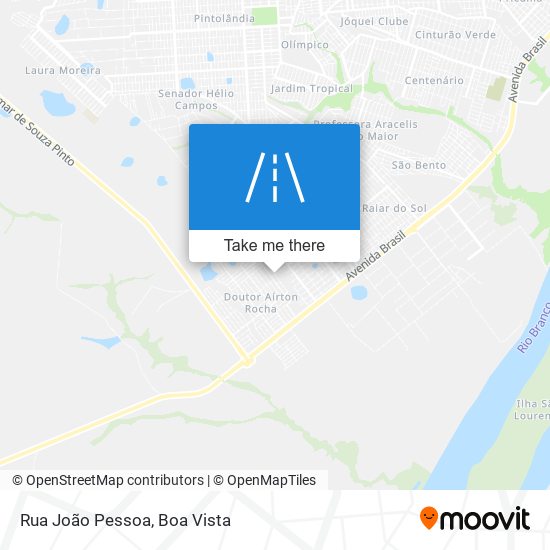 Mapa Rua João Pessoa