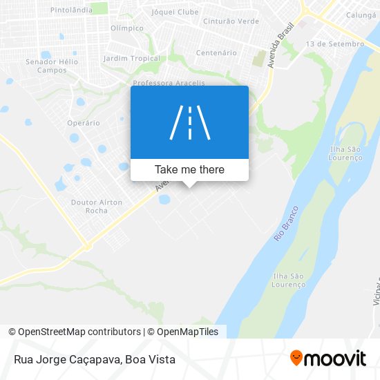 Rua Jorge Caçapava map