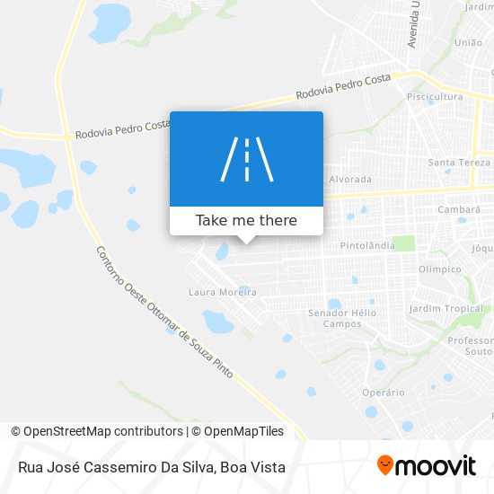 Rua José Cassemiro Da Silva map