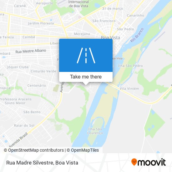 Rua Madre Silvestre map