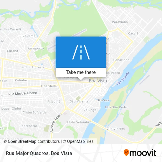 Rua Major Quadros map