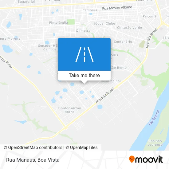 Rua Manaus map