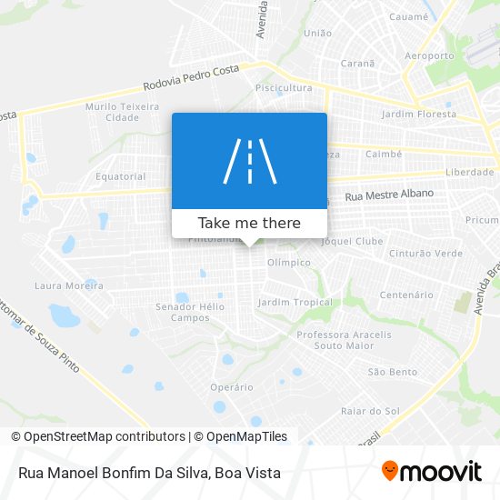 Rua Manoel Bonfim Da Silva map