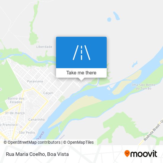 Mapa Rua Maria Coelho