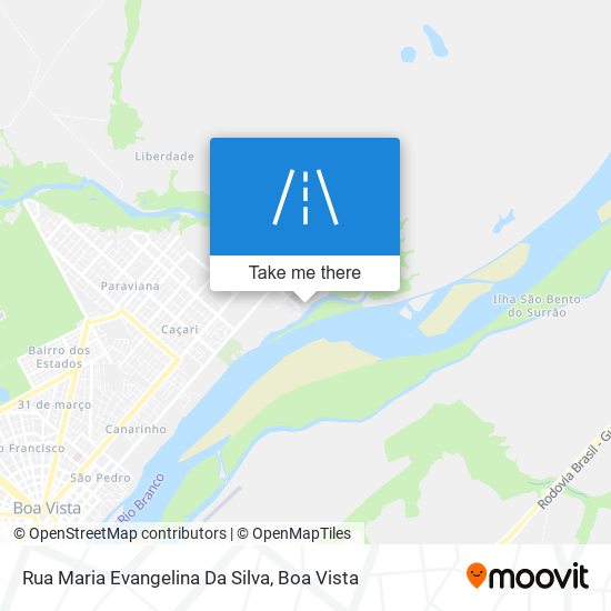 Mapa Rua Maria Evangelina Da Silva