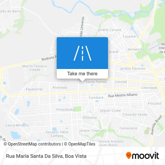 Rua Maria Santa Da Silva map